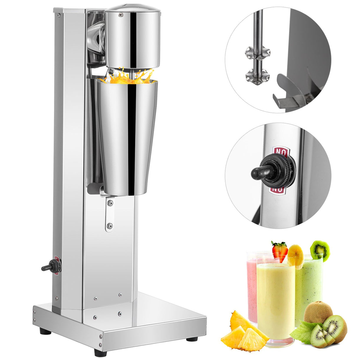 Vevor Milkshake Maker Kit, Electric Milkshake Maker, Stainless Steel Milkshake Machine