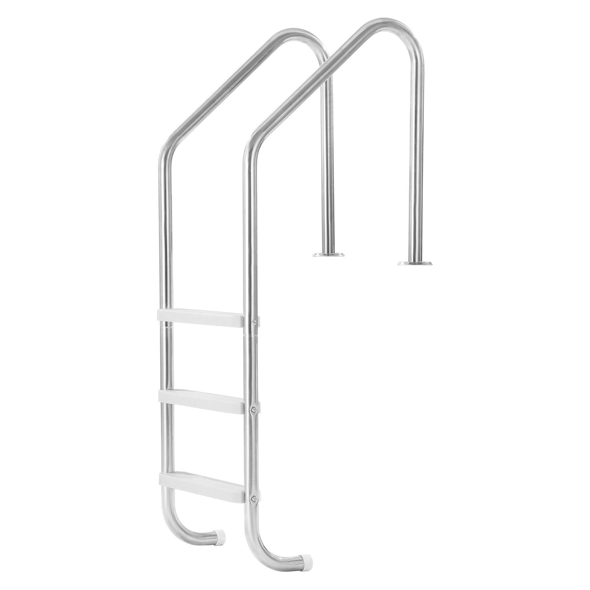 VEVOR Stainless Steel Pool Ladder 3-Step & 2 Handrails for 1219.2-1371.6 mm Pool