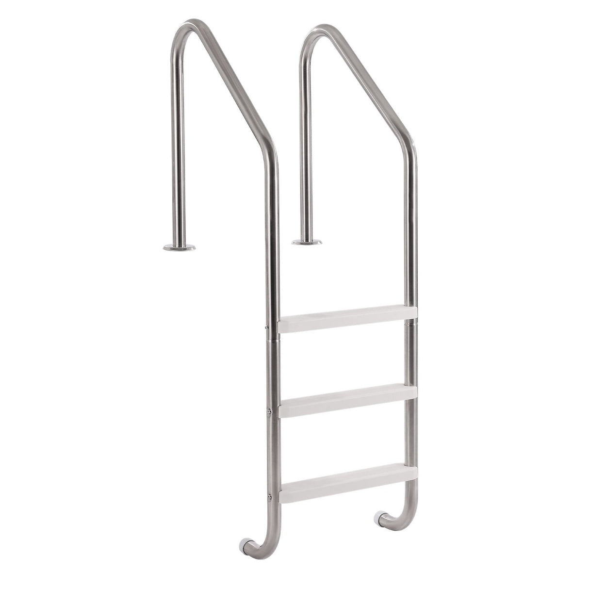 VEVOR Stainless Steel Pool Ladder 3-Step & 2 Handrails for 1219.2-1371.6 mm Pool