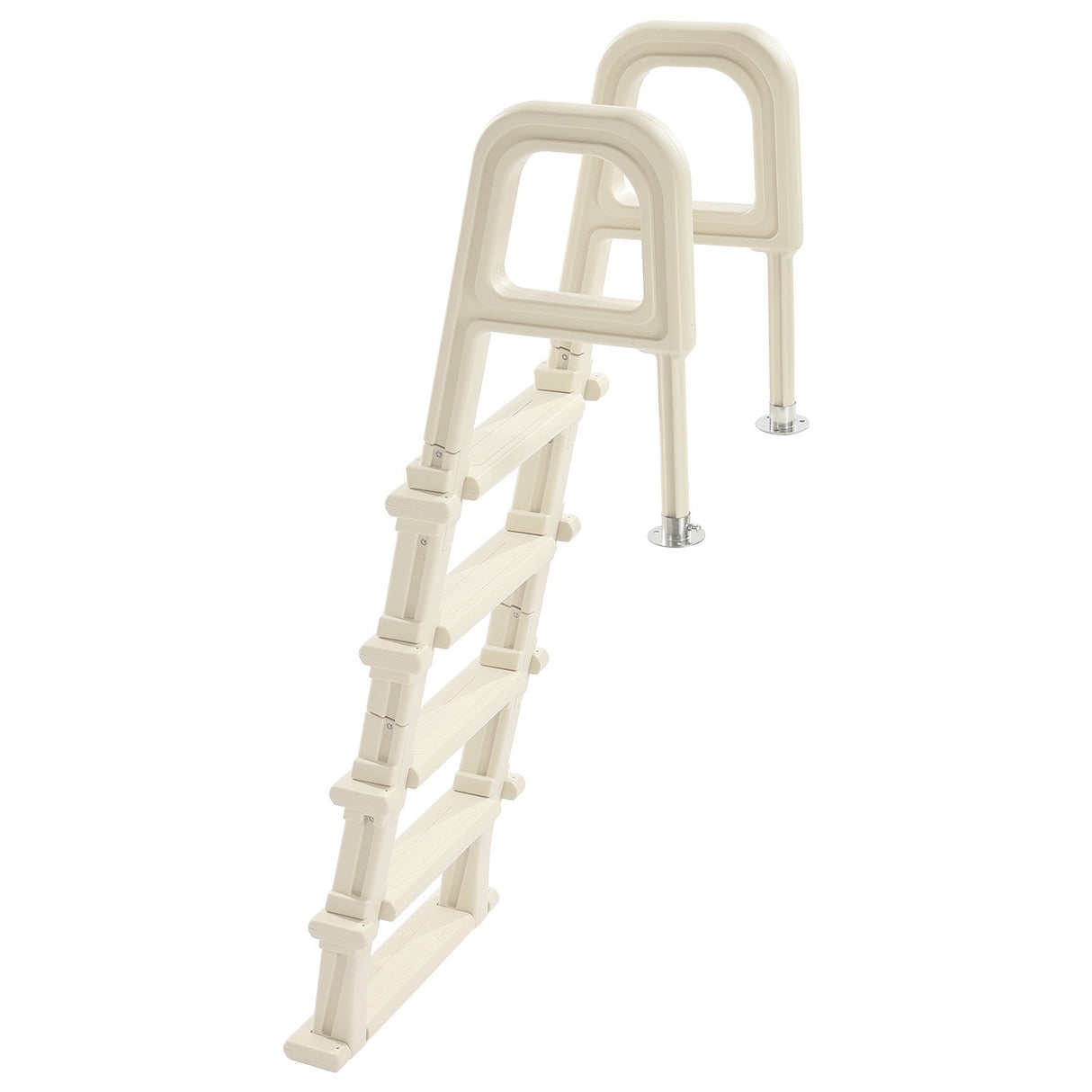 5-Step Inclined Robust Pool Ladder of 2 Handrails for 1219.2-1371.6mm Pool