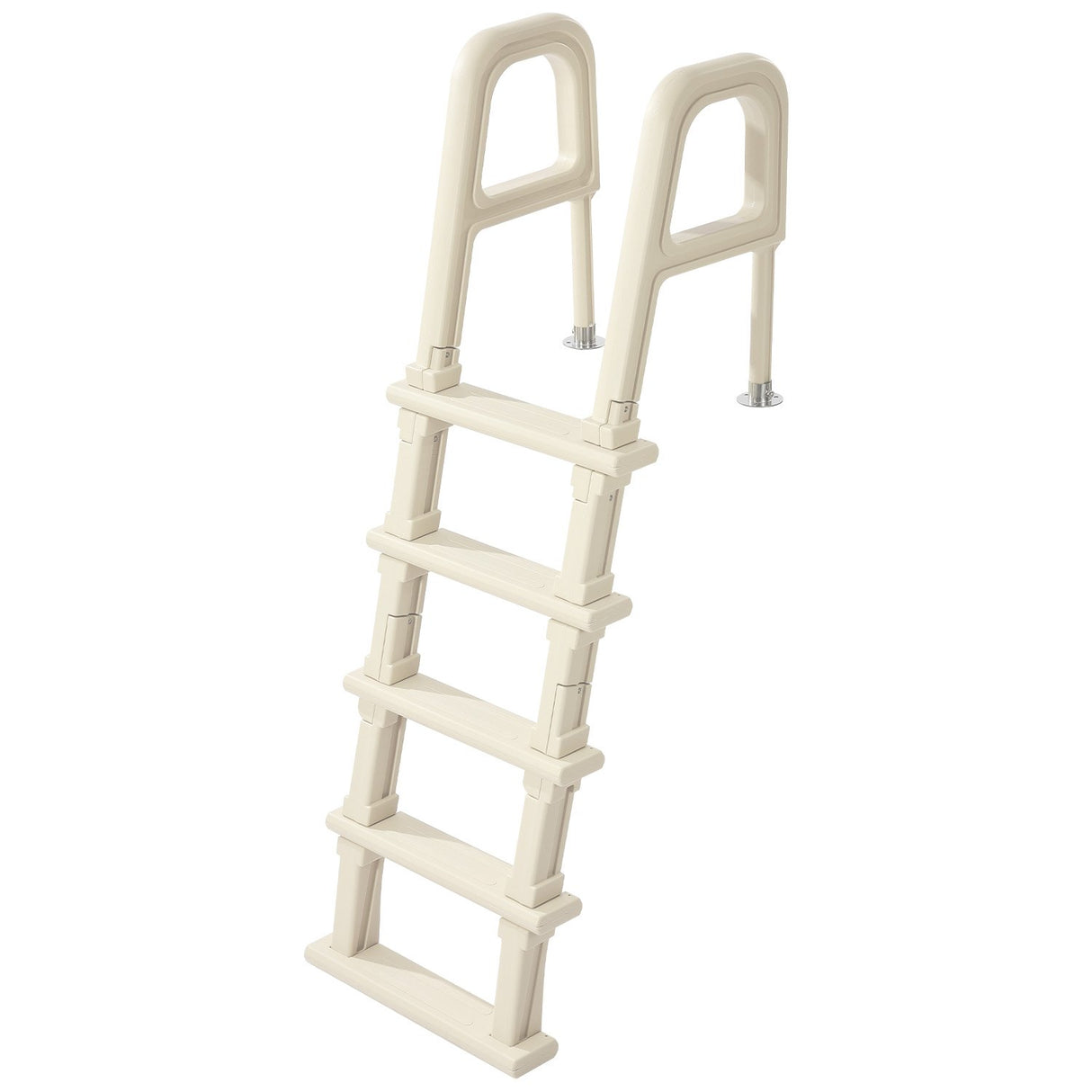 VEVOR 5-Step Inclined Robust Pool Ladder of 2 Handrails for 1219.2-1371.6mm Pool