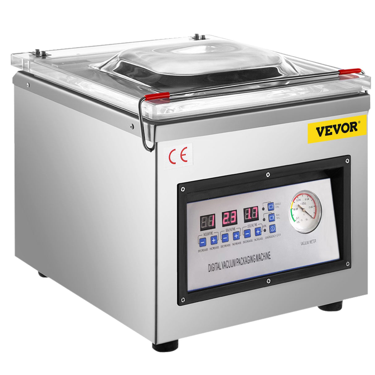 Vevor DZ-260C Digital Vacuum Sealer Food Vacuum Sealing Packing Machine 220V