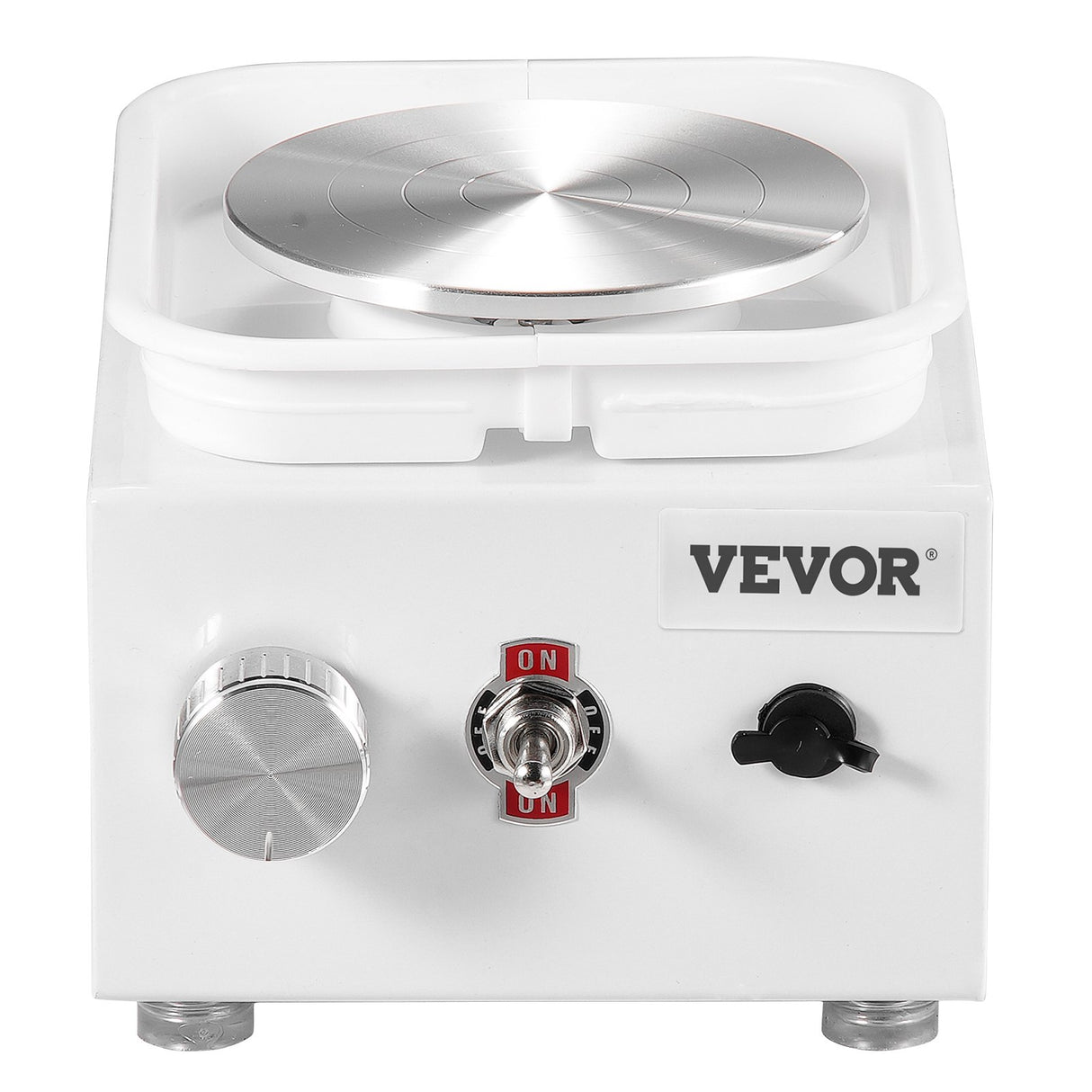 VEVOR Mini Pottery Wheel Electric Ceramic Wheel Machine 0-320RPM Speed White