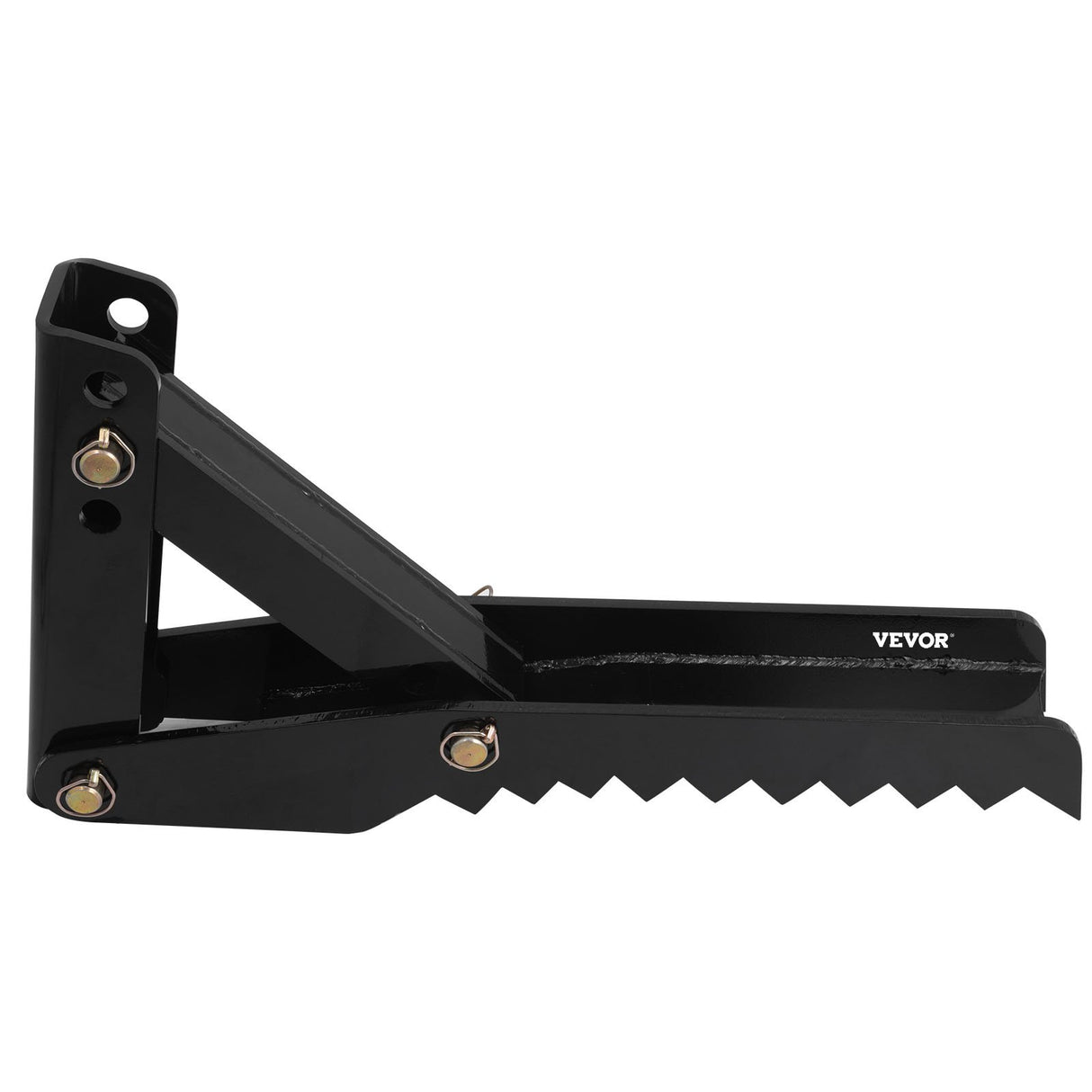 VEVOR Backhoe Excavator Thumb Attachments, 91.44 cm Adjustable Extreme Weld On Backhoe Thumb Hoe Clamp 1.27 cm Inch Teeth Thick Steel Plate 16MM Assembly Bolt-On Design