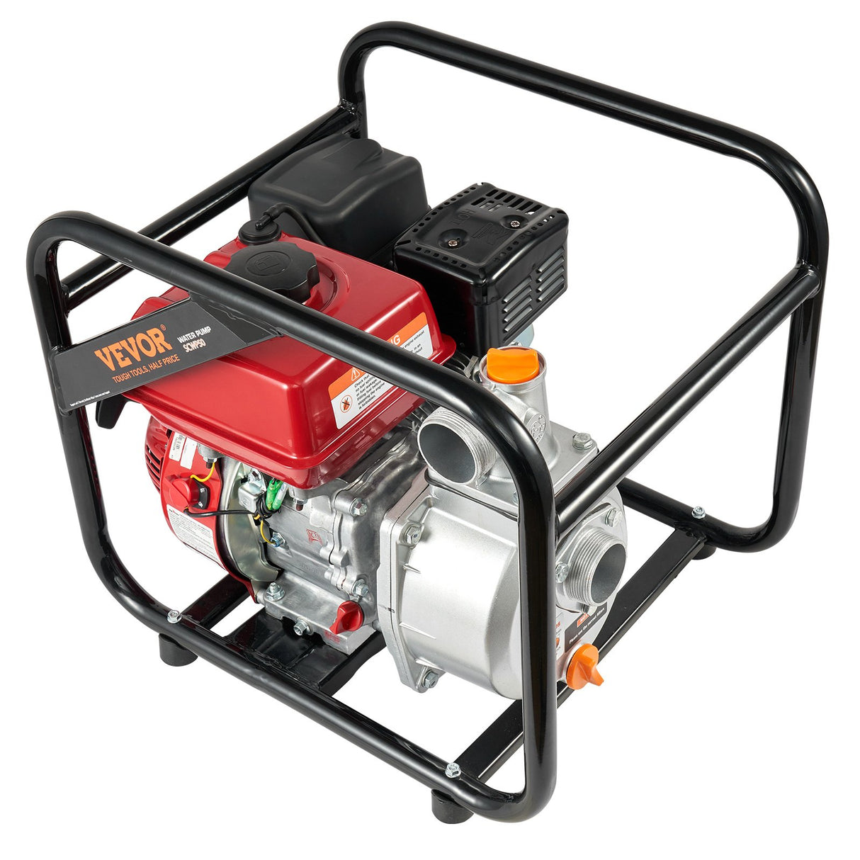 VEVOR Gasoline Engine Water Pump Gas Powered Transfer Pump 50 mm 7HP 4-Stroke