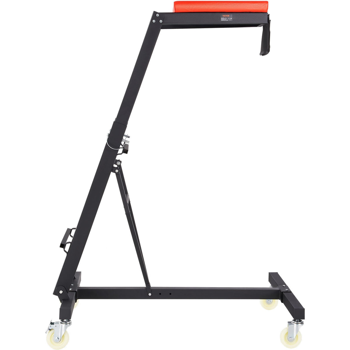 VEVOR Automotive Topside Creeper, with Adjustable Height 49.6" to 75.6", 181.44KGS Capacity High Creeper, 4 Swivel Caster Wheels, Heavy Duty Foldable