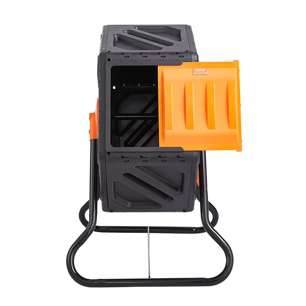 VEVOR Compost Bin 18.5 Gal Composter Tumbler Rotating Outdoor with Sliding Door