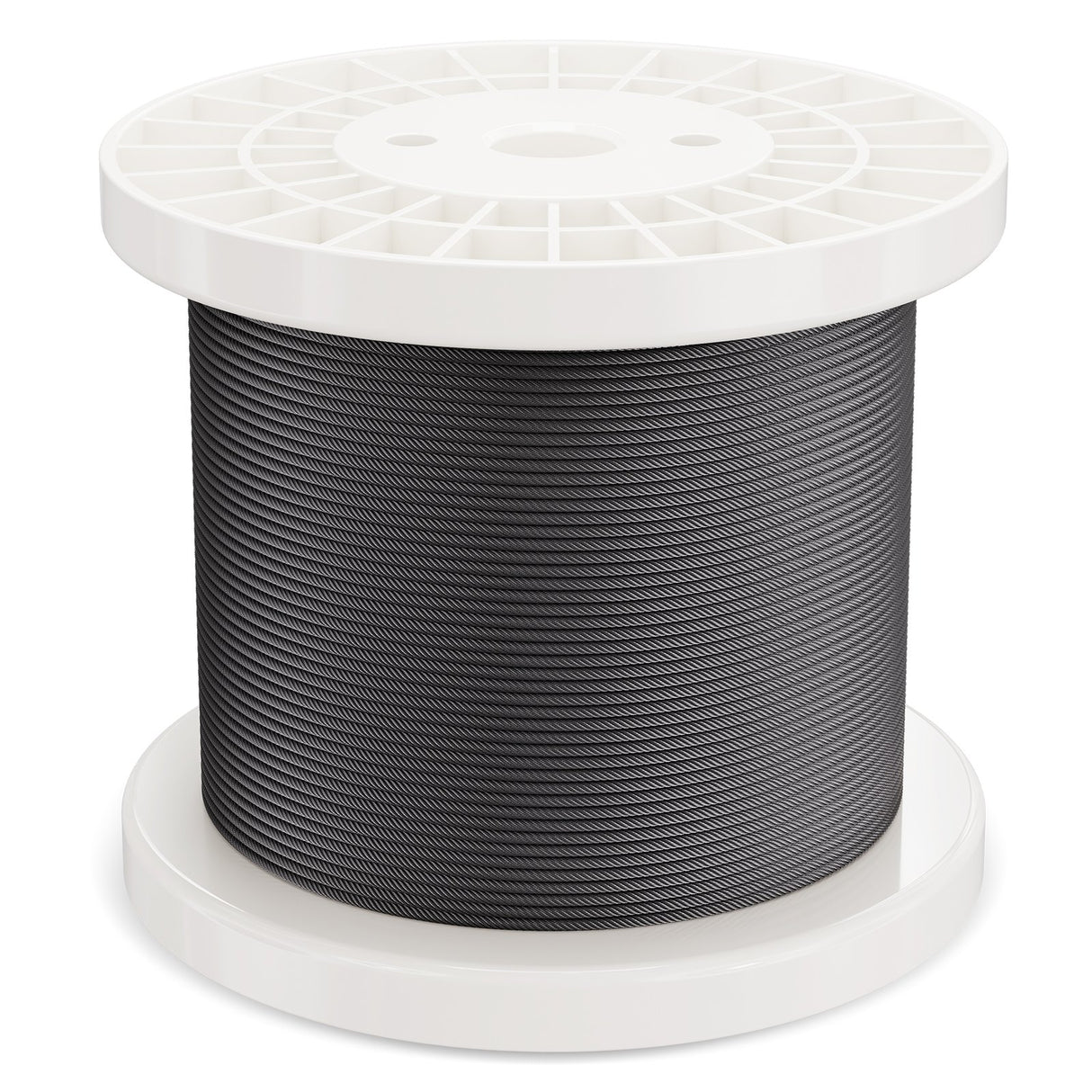 VEVOR T316 Stainless Steel Cable 3.18mm 7x7 Steel Wire Rope 152.4m Cable Railing