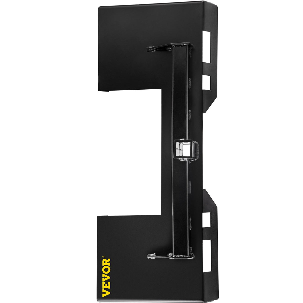 VEVOR Universal Skid Steer Mount Plate 6.35mmThick Skid Steer Plate Attachment1360.78kgWeight Capacity Quick Attach Mount Plate Steel Adapter Loader Easy to Weld or Bolt to Different Accessories Black