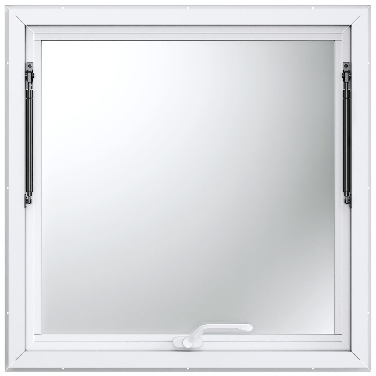Concession Window 91x91cm, Aluminum Alloy Food Truck Service Window with Awning Door & Drag Hook, Up to 85 Degrees Stand Serving Window for Food Trucks Concession Trailers, Glass Not Included