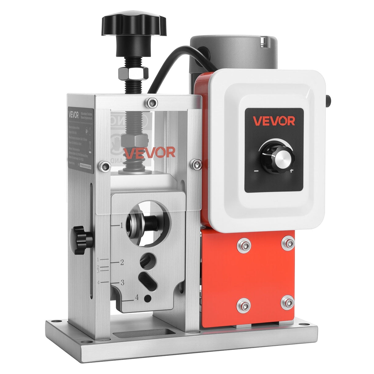 VEVOR Electric Wire Stripping Machine, 1.5-40 mm, 400W Automatic Motorized Cable Stripper, 9.84 IPS (15 m/min) Wire Peeler with Alloy Blades, V-Shaped Rollers, Cooling Fan, for Scrap Copper Recycling