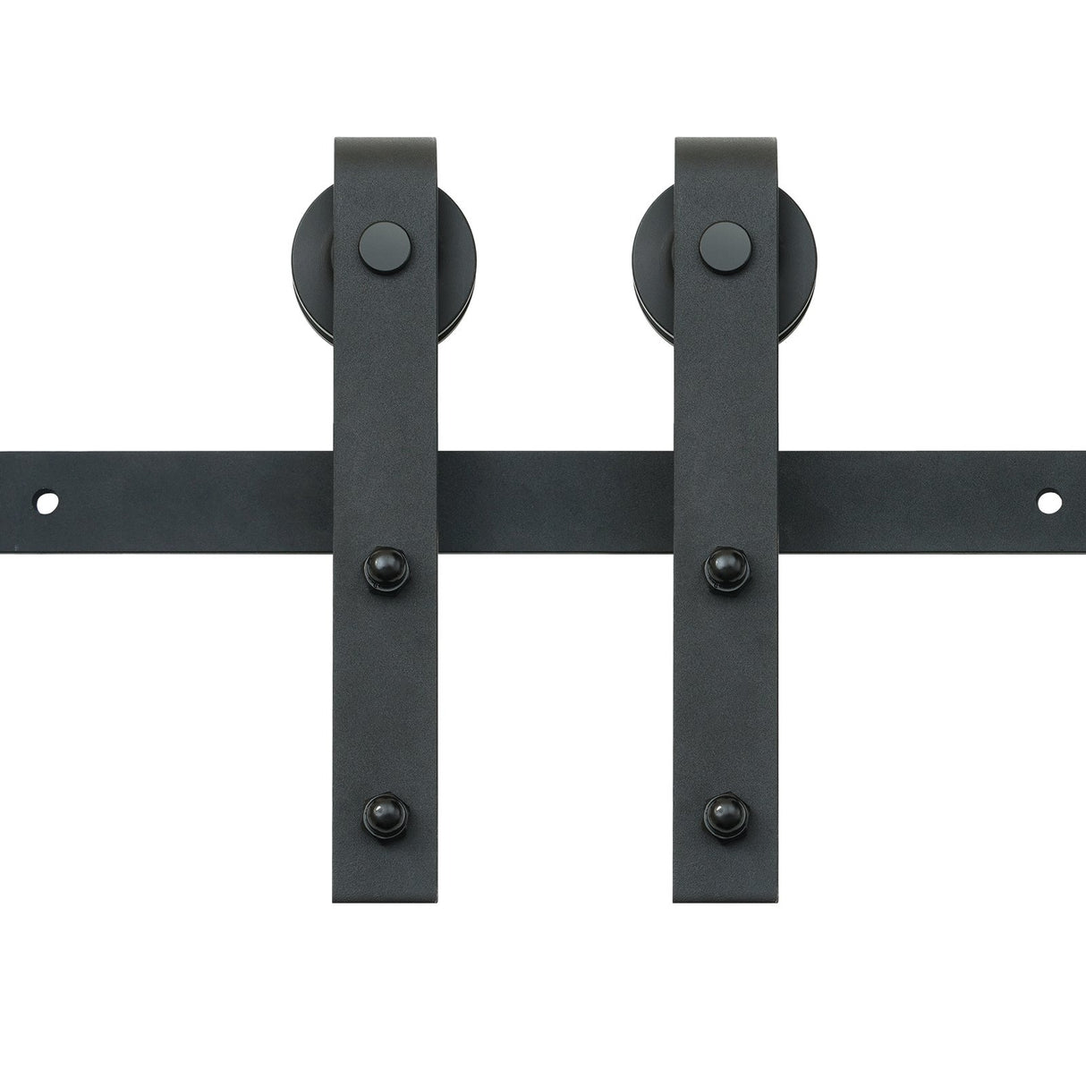 VEVOR 8FT Sliding Barn Door Hardware Closet Track Kit for Single Door J Hanger