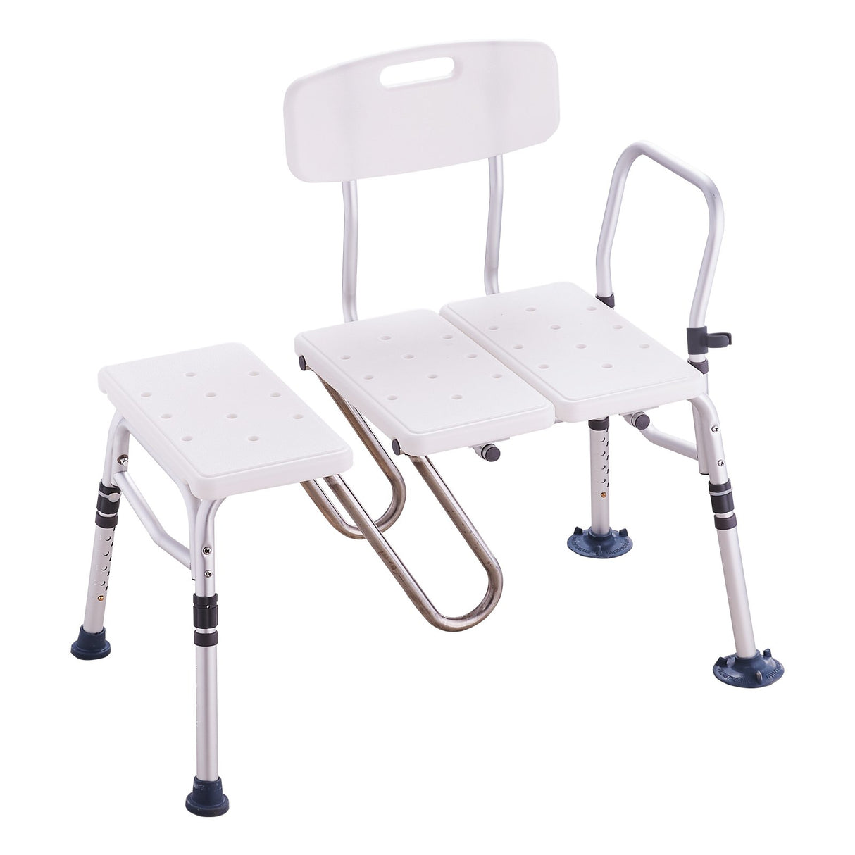 VEVOR Tub Transfer Bench Bathtub Shower Seat for Senior Height Adjustable 400LBS