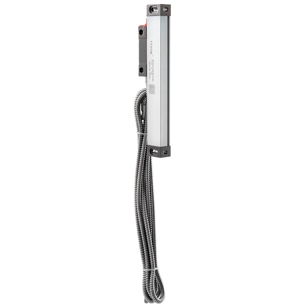 VEVOR Lathe Linear Scale 150 mm Linear Glass Scale, High Accuracy 0.0002" Optical Length, Precision Linear Scale, Aluminum Body for Drilling, Grinding, Mill Milling Lathe machine with Accessories