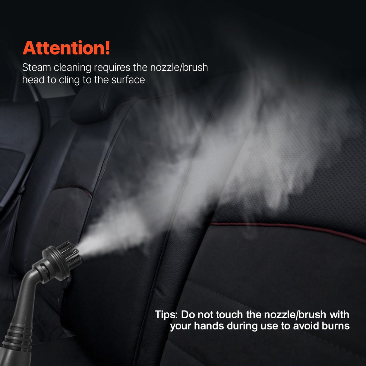 VEVOR Steam Cleaner, Multipurpose Powerful Steamer with 27 Accessories, Steamer Cleaing with Extra-Long Power Cord, 1.5 L Tank and Portable Handle, for Grout, Tile, Floors, Appliances, Home & Car