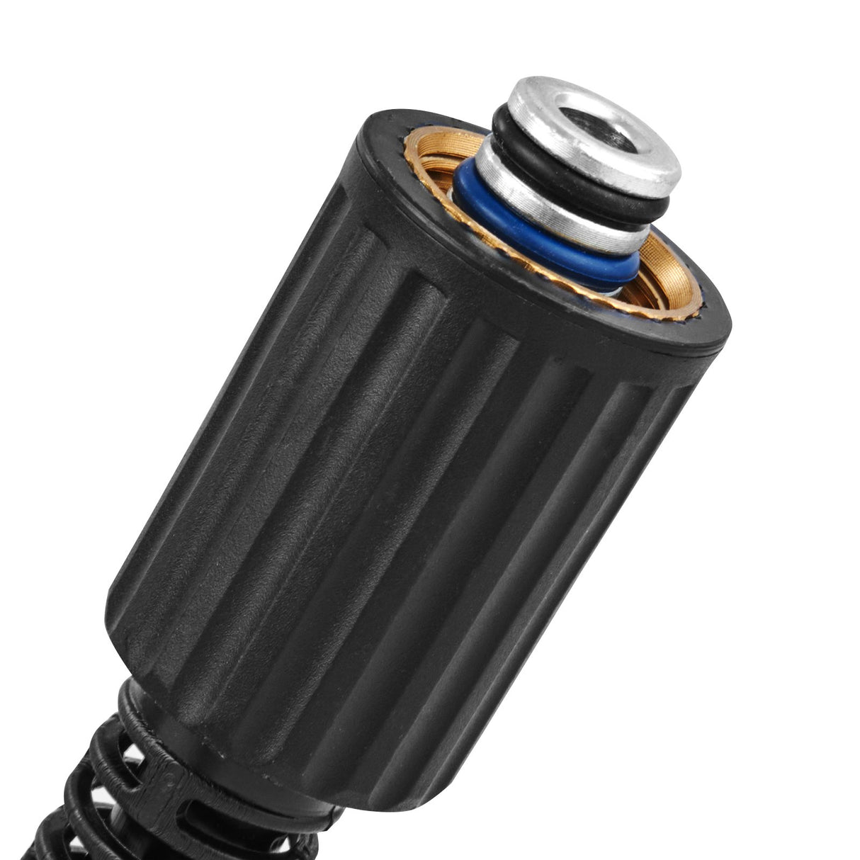 VEVOR Pressure Washer Hose, 100FT, 1/4" Kink Free M22-14mm Brass Thread Replacement For Most Brand Pressure Washers, 3/4'' Bending Radius, 4200 PSI