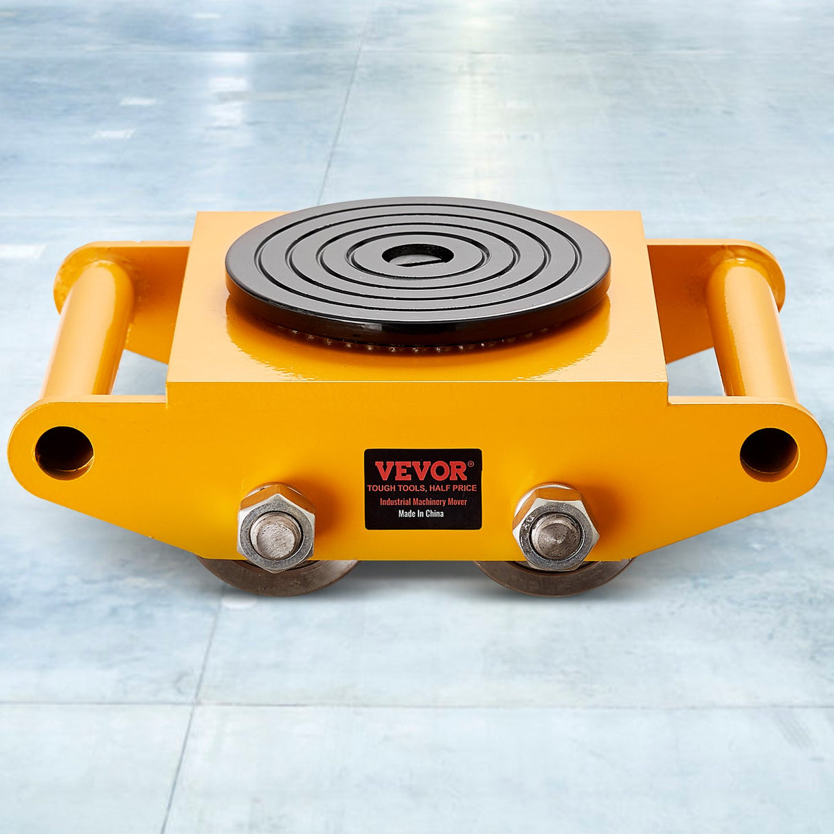 VEVOR 4PCS Machinery Skate Dolly Mover Skate 26455LBS/12T 4 Carbon Steel Wheels