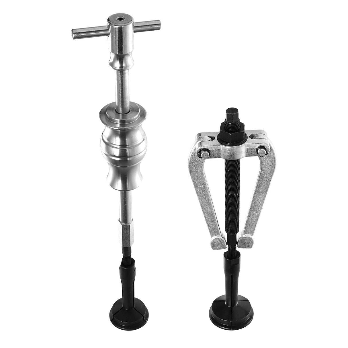 VEVOR Blind Hole Collet Bearing Race and Seal Puller Extractor Kit, Slide Hammer Pilot Insert Inner Internal Bearing Removal Tool Set, 10 Adjustable Collects and Counterstay, 16 PCS