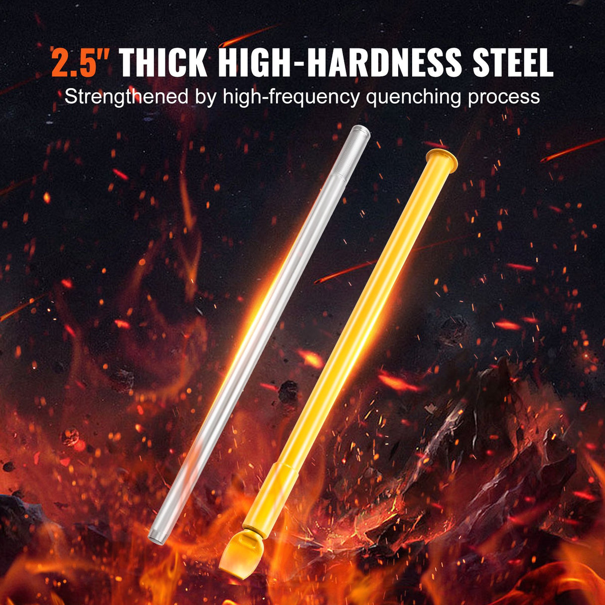 VEVOR Tire Bead Breaker Slide Hammer, 117.5 cm Length Tire Slide Hammer, Heavy Duty Steel Tire Changing Tool, Tire Breaker Bar for Car Truck Trailer Tire Removal