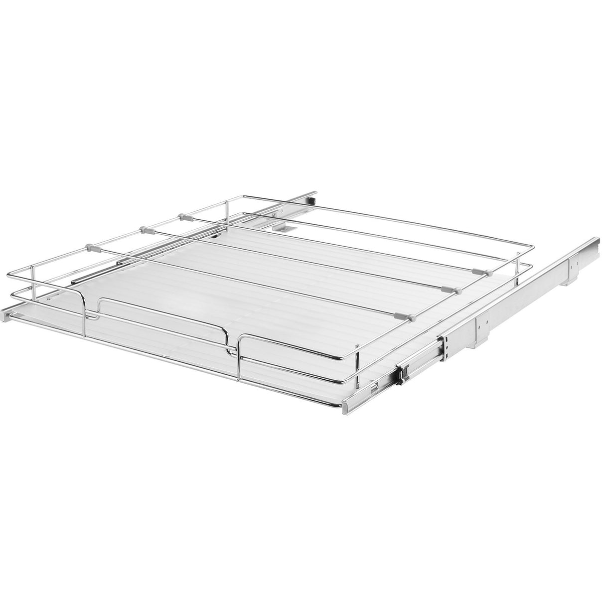 VEVOR Pull Out Cabinet Under Sink Organizer 20 x 21 Inch Wire Drawer Basket