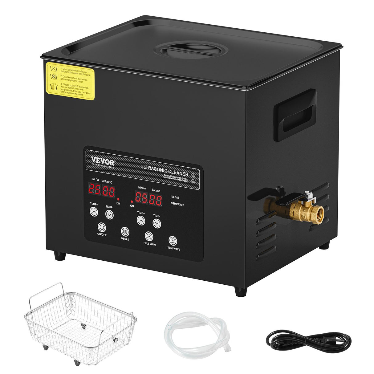 10L Ultrasonic Cleaner Cleaning Machine with Basket Heater and Timer 240W
