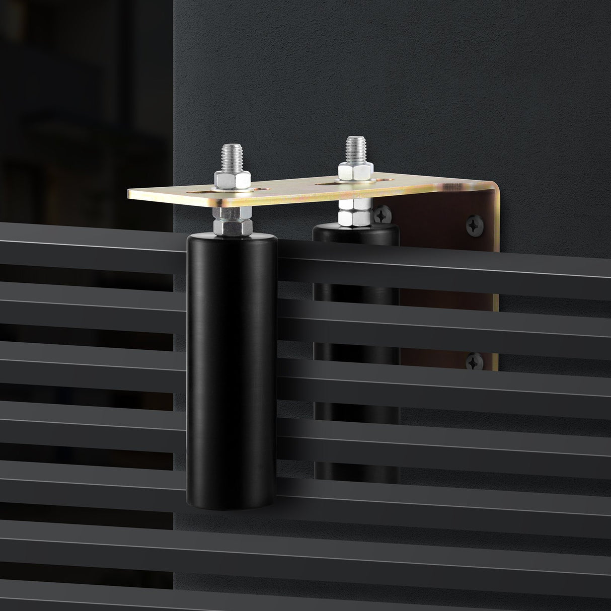 VEVOR Sliding Gate Kit 6??Rolling Hardware with L-Bracket Adjustable for Door