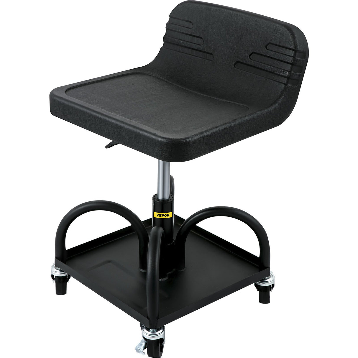 Rolling Garage Stool 300LBS Adjustable Mechanic Work Shop Seat w/Casters