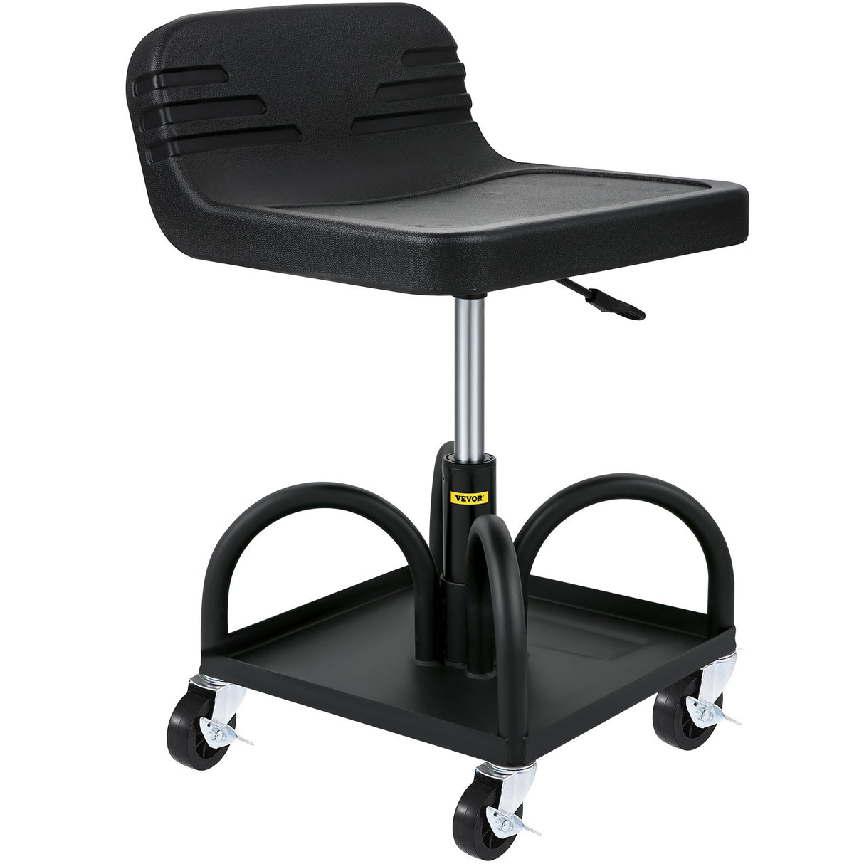 Rolling Garage Stool 300LBS Adjustable Mechanic Work Shop Seat w/Casters
