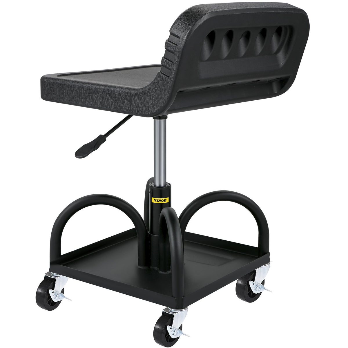 Rolling Garage Stool 300LBS Adjustable Mechanic Work Shop Seat w/Casters