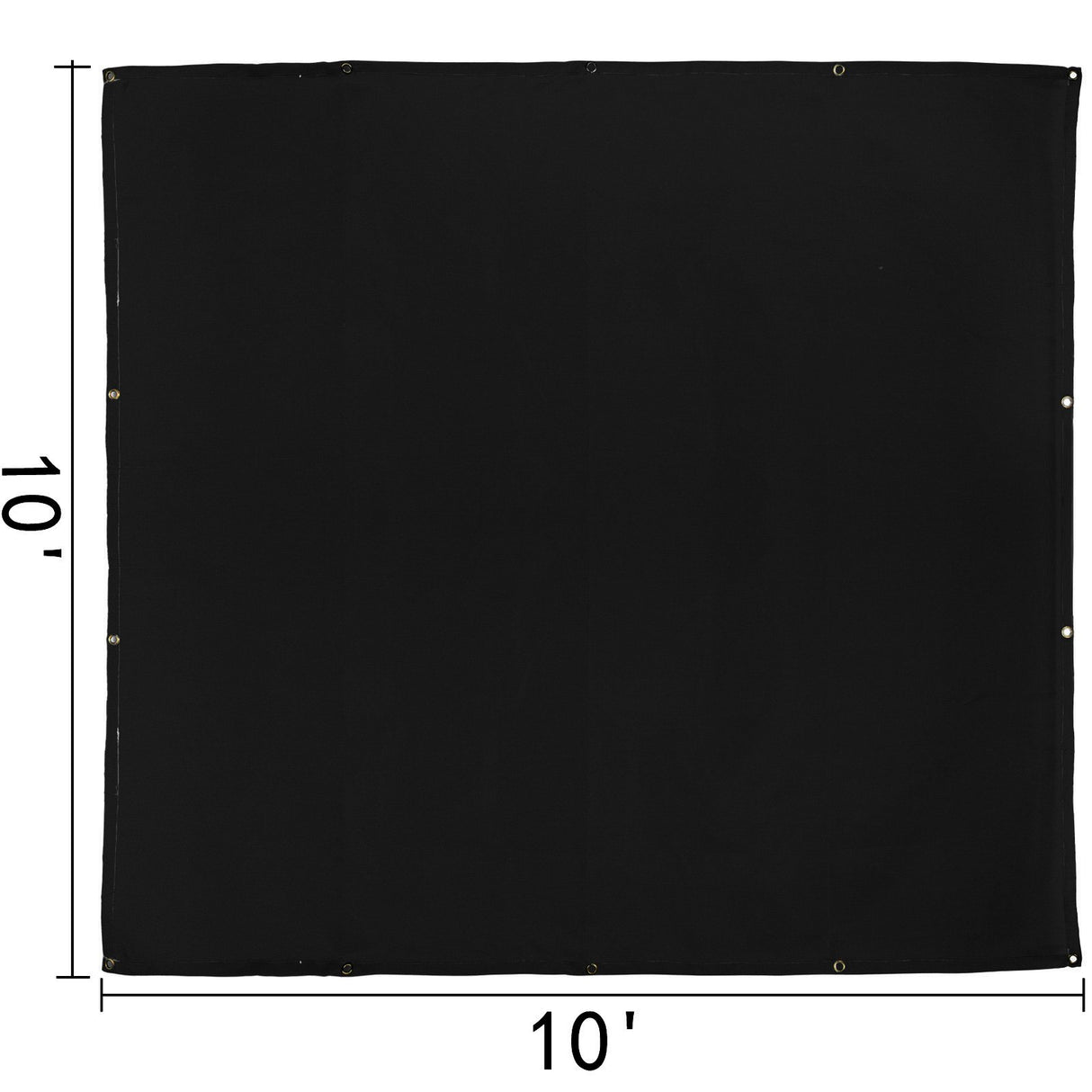 10 x 10 Ft Welding Blanket Black Fiberglass Blanket Portable Fiberglass Fire Retardant Blanket Welding Mat Welding Fireproof Thermal Resistant Insulation With Carry Bag
