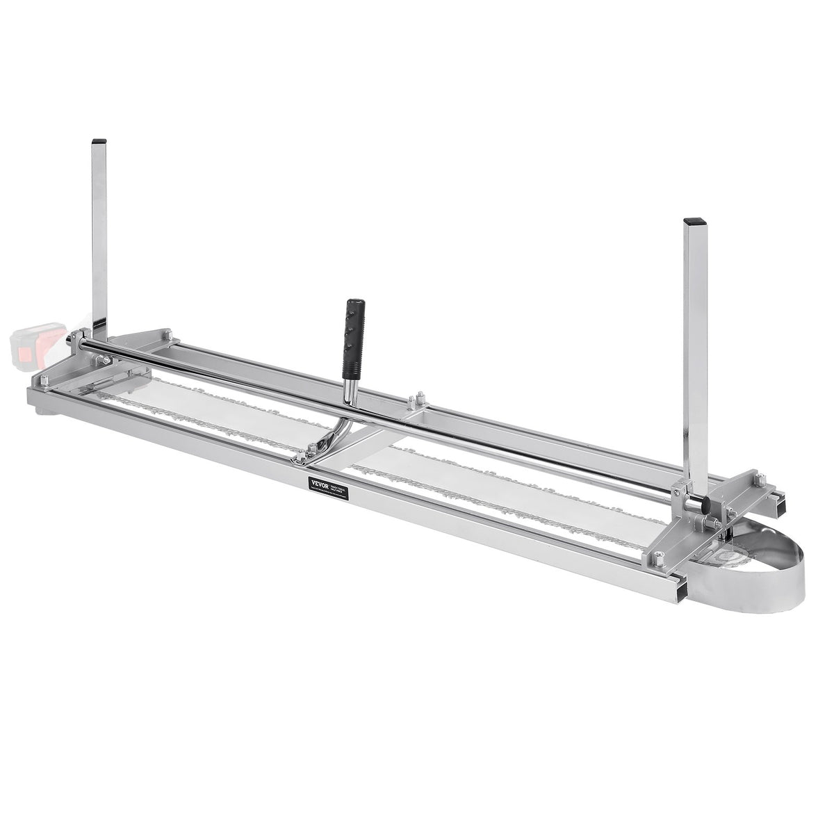 VEVOR Chainsaw Mill, Portable Sawmill 14"-48" Guide Bar, Galvanized Steel Chainsaw Planking Mill with 0.2"-11.81" Cutting Thickness, Wood Lumber Cross