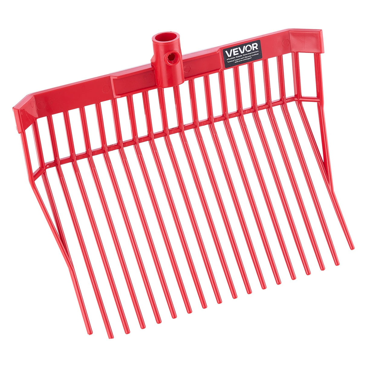 VEVOR 6Pcs Manure Fork Replacement Head 18 Tine Horse Stable Mulch Fork Heads