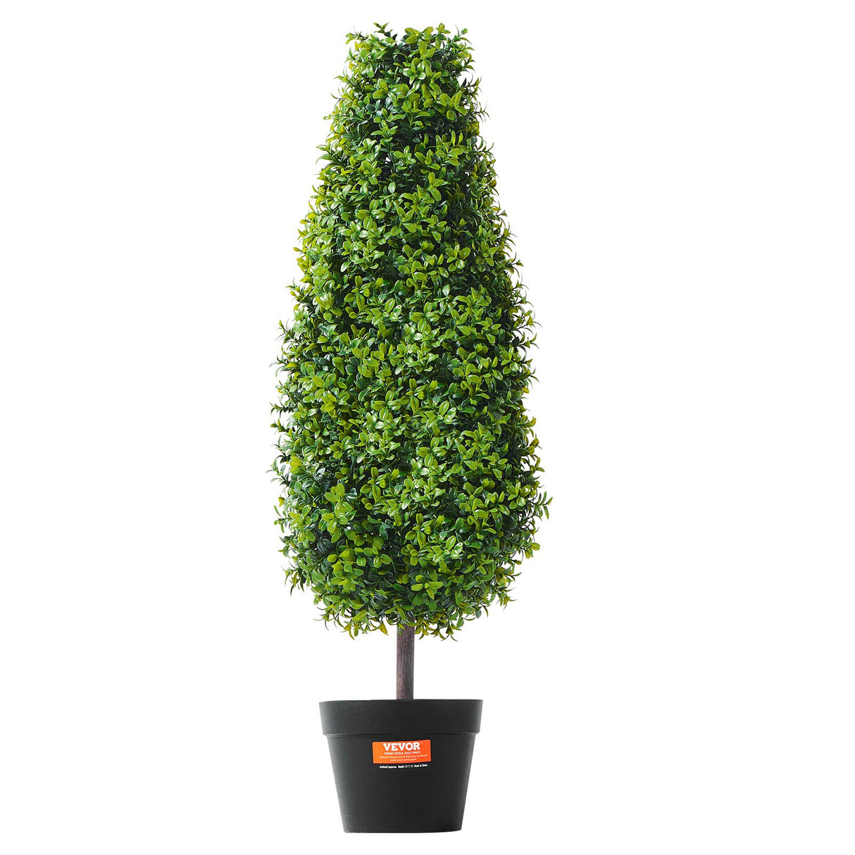VEVOR 2 Pack 91.4cm Artificial Boxwood Topiary Tree Faux Plant UV Decor In/Outdoor