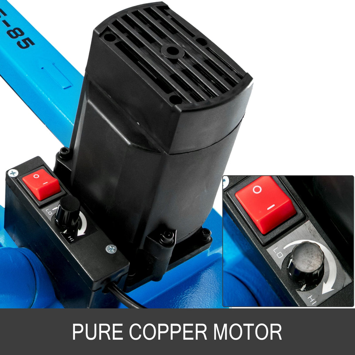 VEVOR BS-85 Electric Metal Bandsaw 1000W 85mm Variable Speed Cutting Band Saw