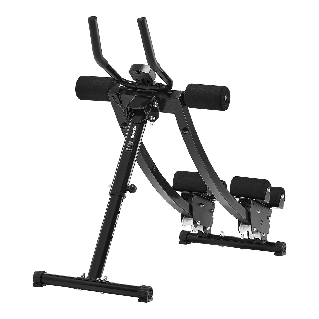 VEVOR AB Workout Machine Equipment Home Gym Core Abdominal Trainers Dual-track