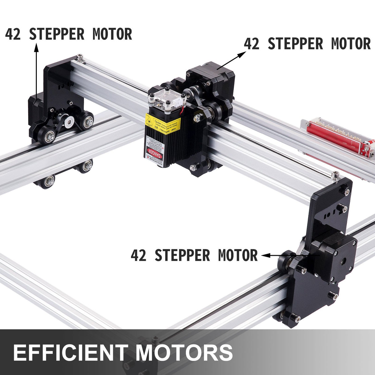 VEVOR CNC 3040 15000MW CNC Machine 395(X) x 285(Y)Mm Effective Working Area 3040 CNC Router Machine GRBL Control CNC Laser Engraver Machine with 2