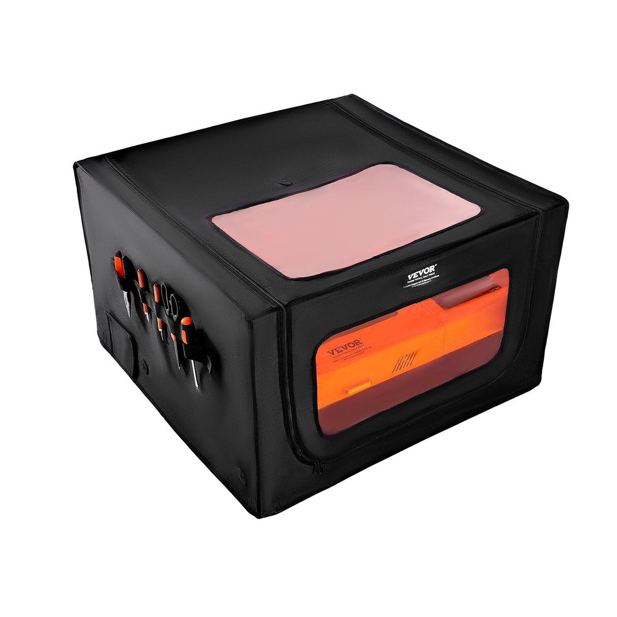 VEVOR Laser Engraver Enclosure 800 x 800 x 500 mm Fireproof Protective Cover