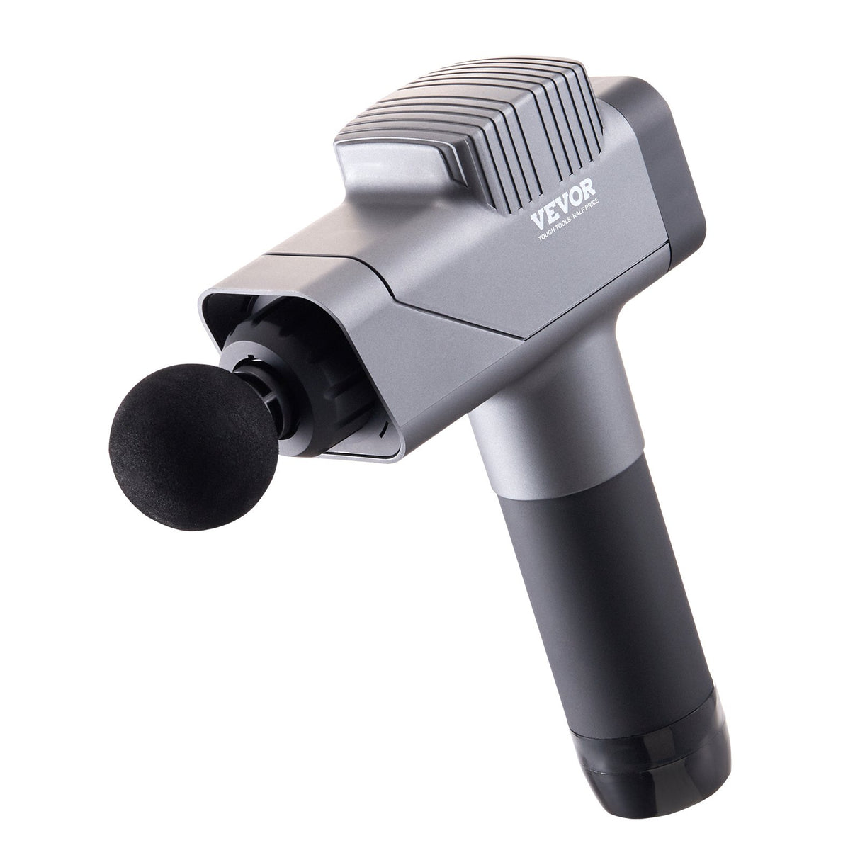 VEVOR Massage Gun Deep Tissue, Percussion Muscle Massager for Athletes - with 8 Speed Levels & 6 Massage Heads, 16V 2500mAh Batteries, Handheld