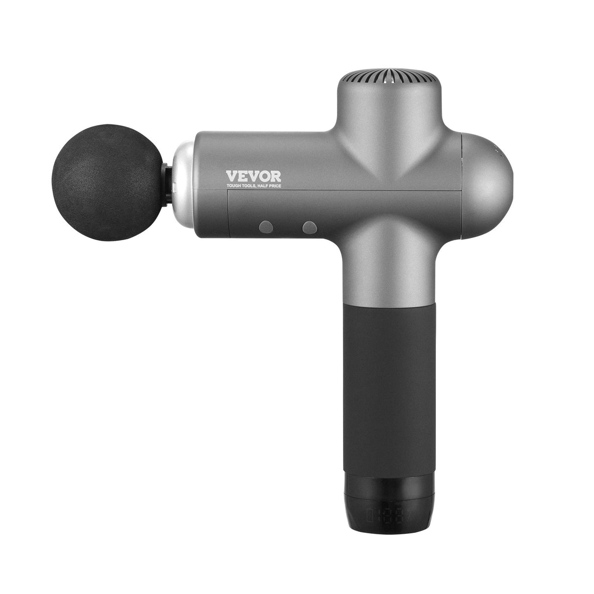 VEVOR Massage Gun Deep Tissue, Percussion Muscle Massager for Athletes - with 8 Speed Levels & 6 Massage Heads, 24V 2500mAh Batteries, Handheld
