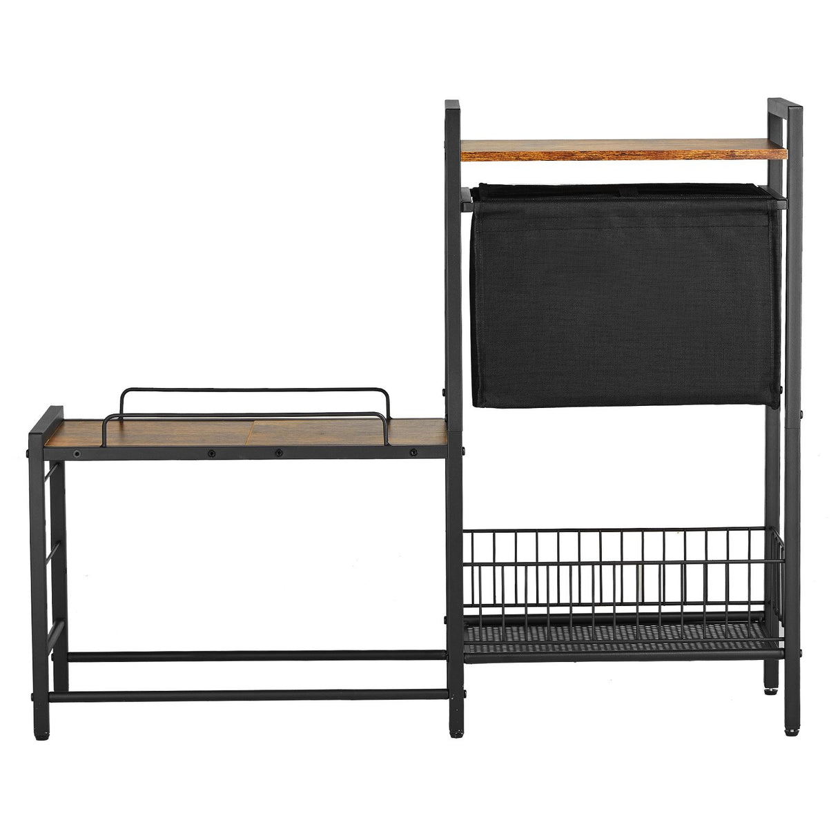 VEVOR Pet Feeding Station with Storage Dog Food & Toy Organizer Raised Dog Bowls