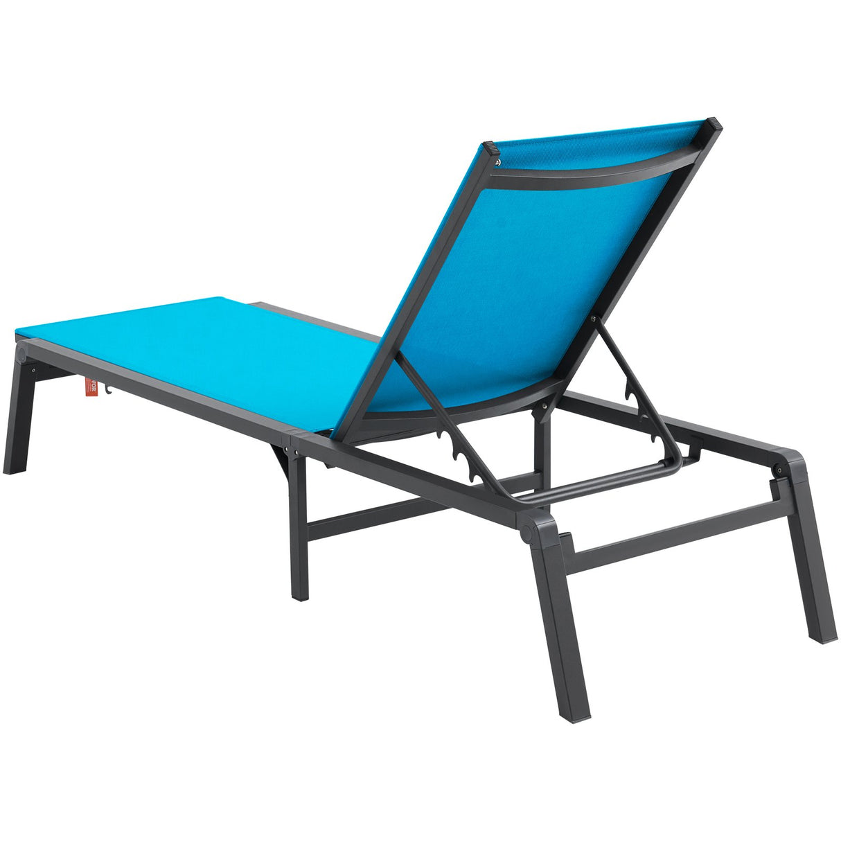 VEVOR Chaise Lounge Chair Outdoor Patio Lounge Chair Adjustable 5-Position 2 pcs