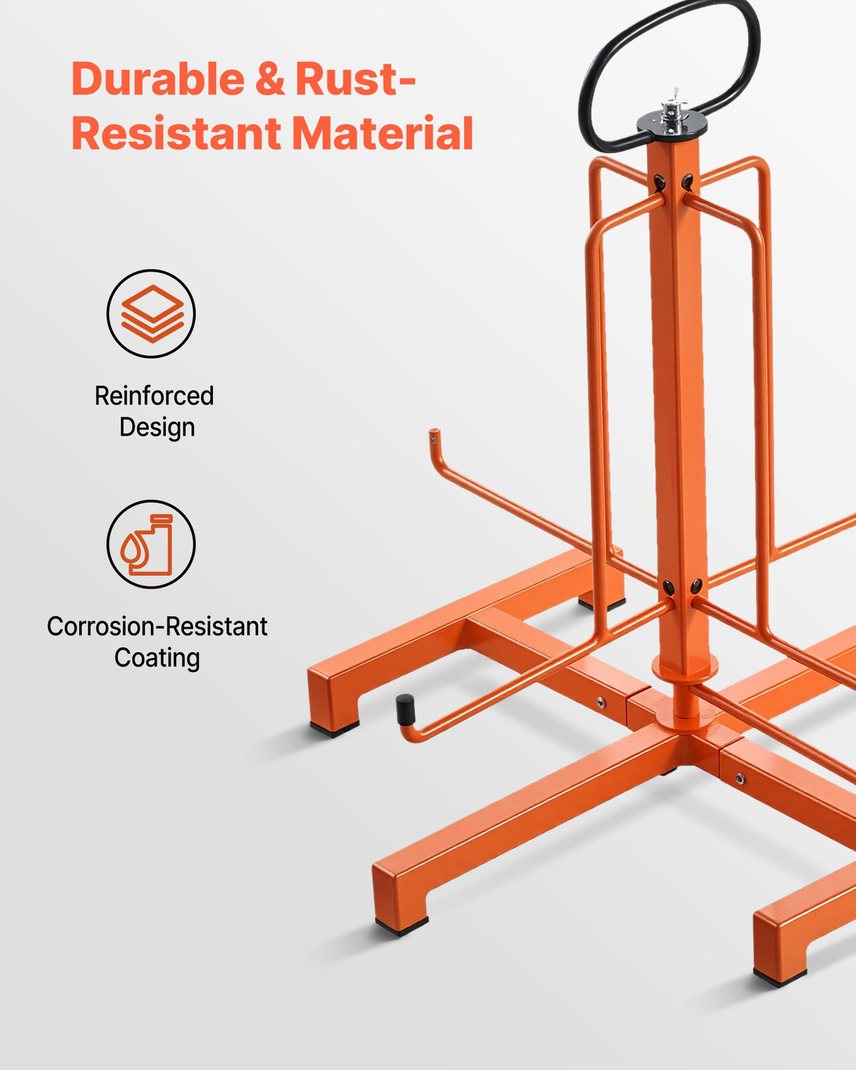 VEVOR Cable Dispenser Floor Stud Mounted Portable Electrical Industrial Retail