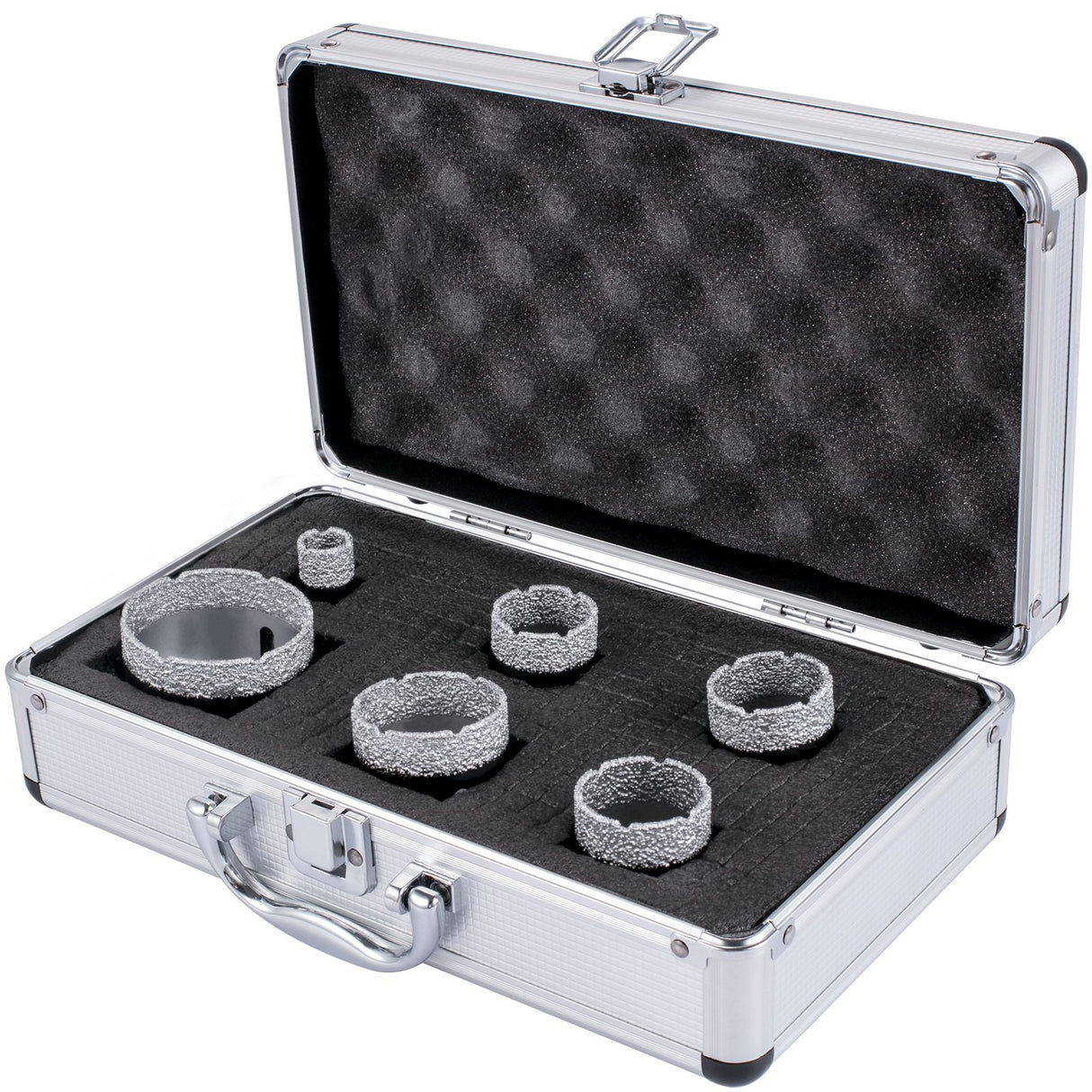 VEVOR Diamond Drill Bits 6PCS Diamond Hole Saw 20/35/40/50/55/68mm Tile Hole Saw Kit Vacuum Brazed D