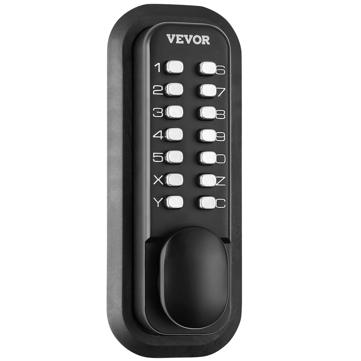VEVOR Mechanical Keyless Entry Door Lock, 14 Digit Keypad, Water-proof Zinc Alloy, Outdoor Gate Door