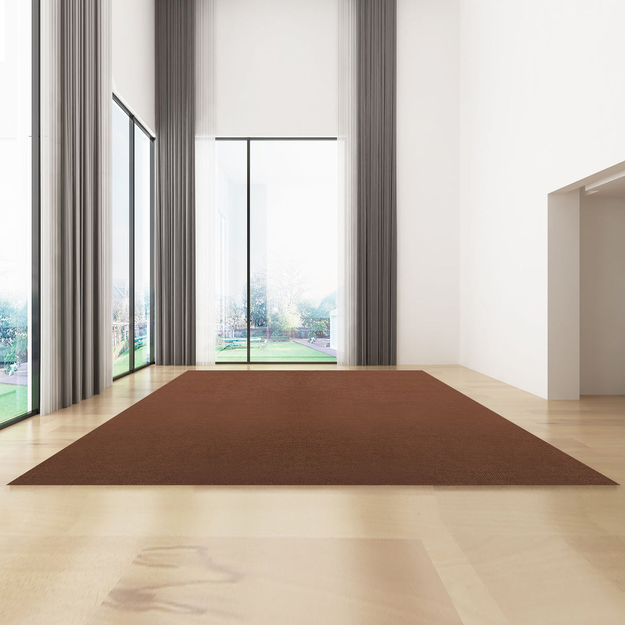 VEVOR Marine Carpet, 6 x 18 ft Boat Carpeting, Deep Brown Marine Grade Boat Carpet, Indoor/Outdoor Marine Carpeting with Water-Proof TPR Backing, Water-Proof Carpet Roll for Home, Patio, Porch, Deck