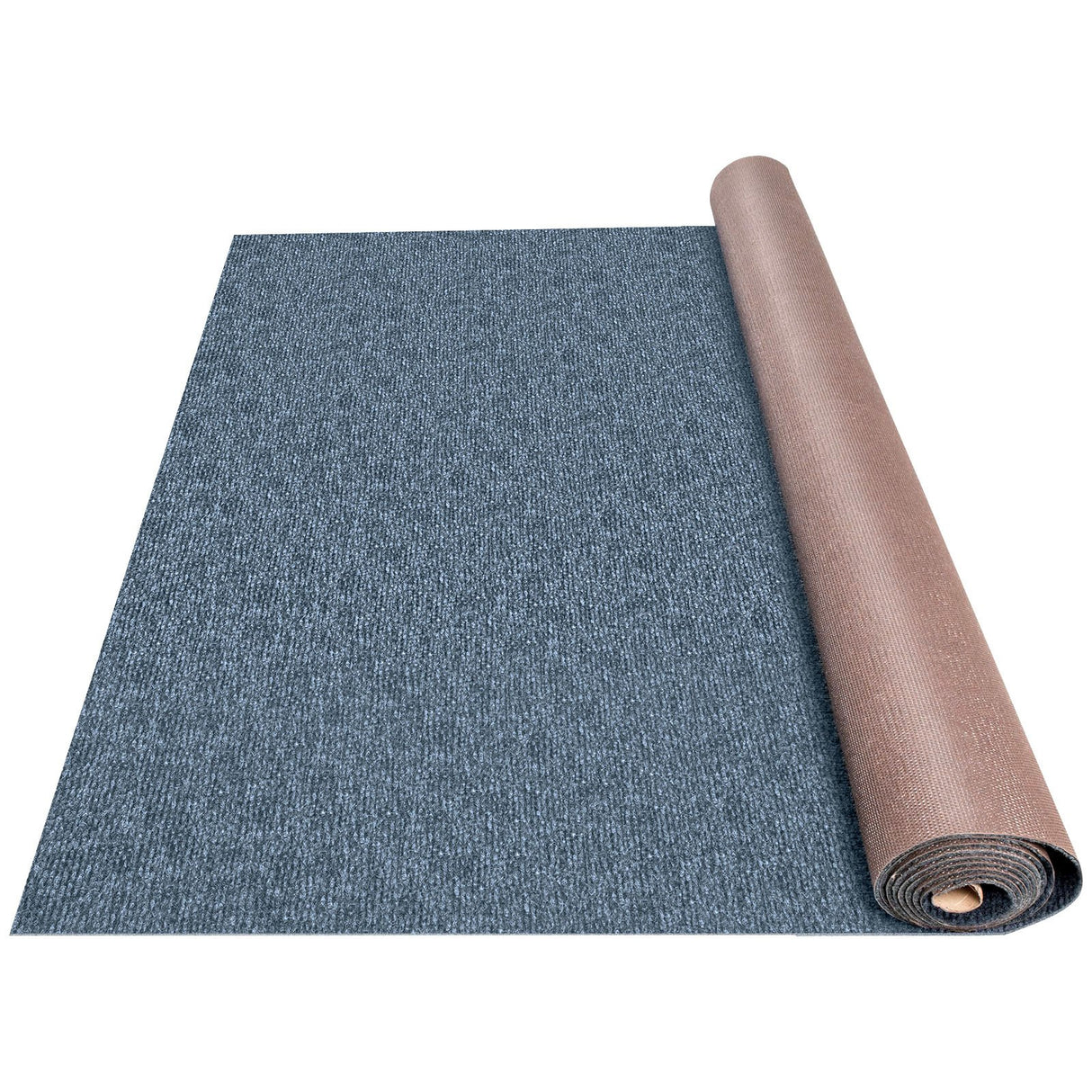 VEVOR Gray Marine Carpet 6 ft x 39.3 ft Marine Carpeting Marine Grade Carpet for Boats with Waterproof Back Outdoor Rug for Patio Porch Deck Garage Outdoor Area Rug Runner Anti-Slide Porch Rug,1.8x12m