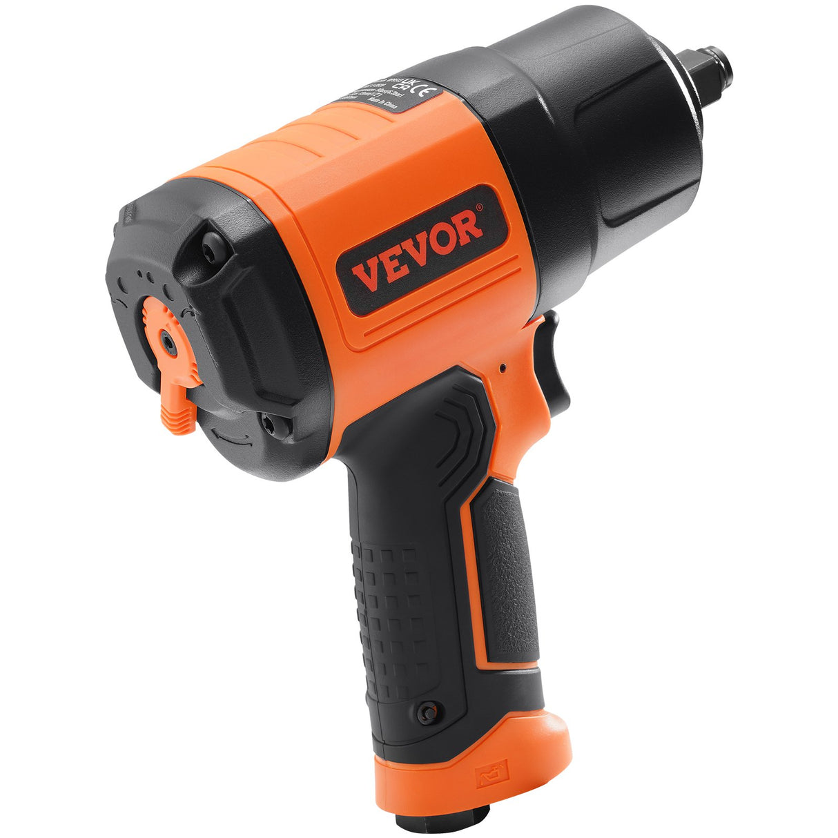 VEVOR 1/2-Inch Air Impact Wrench, High Torque Up to 1400 ft-lbs, Lightweight 4.6 lb Design Pneumatic Impact Gun with 11-PCS 1/2-Inch Drive?CR-V?Steel