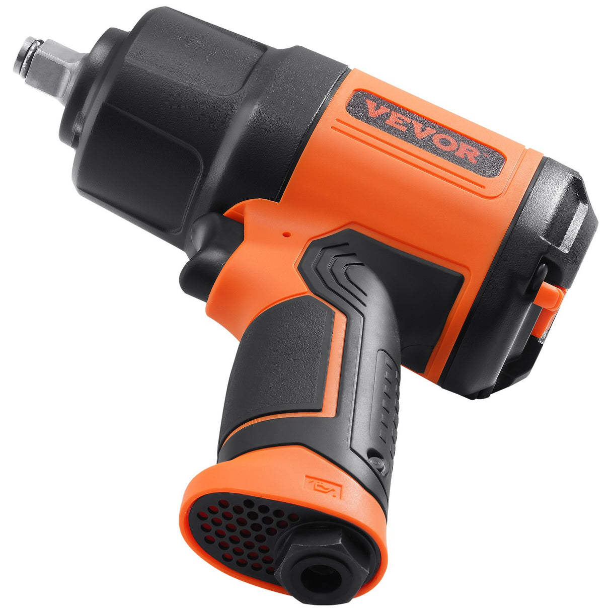 VEVOR 1/2-Inch Air Impact Wrench, High Torque Up to 1400 ft-lbs, Lightweight 4.6 lb Design Pneumatic Impact Gun with 11-PCS 1/2-Inch Drive?CR-V?Steel