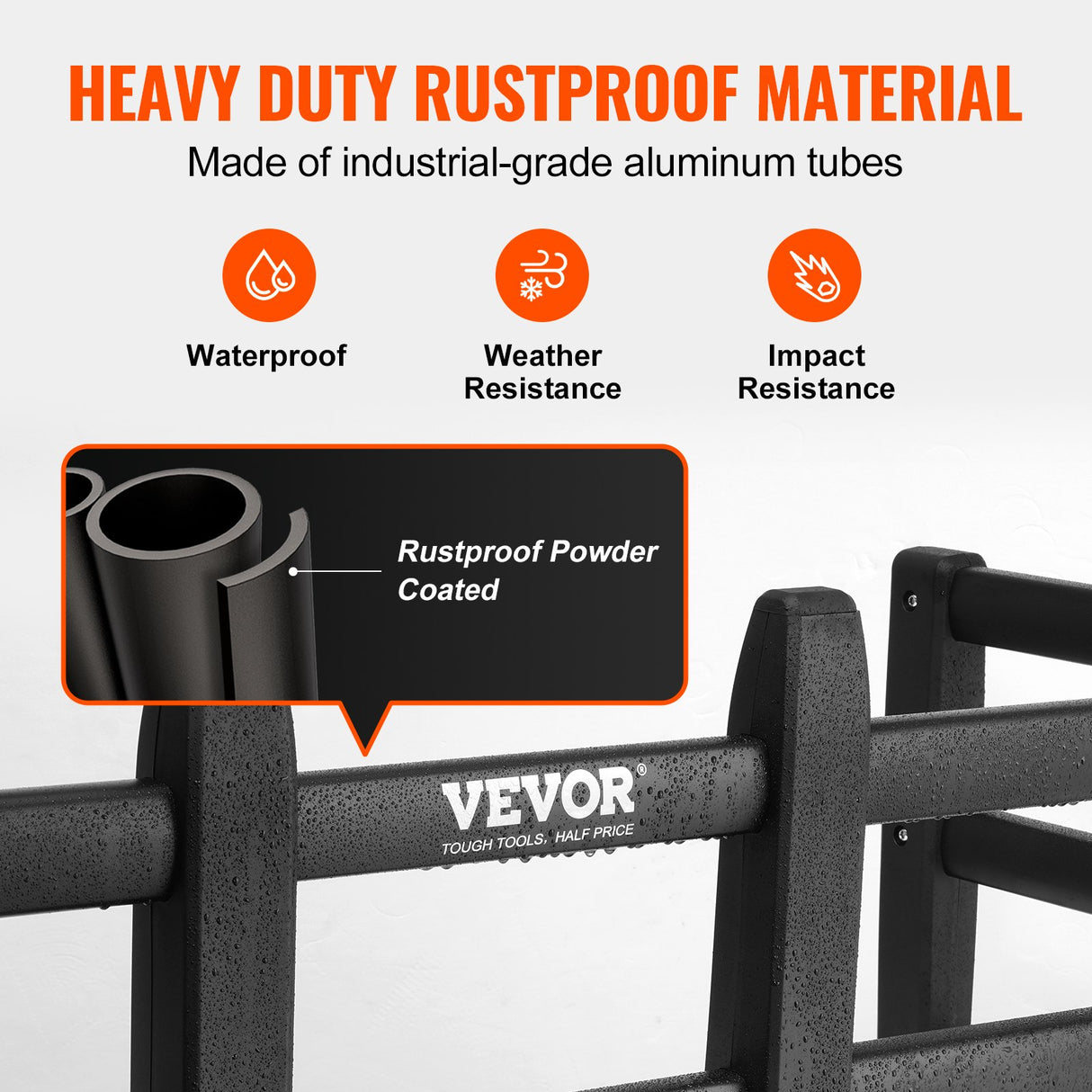 VEVOR Truck Bed Extender, Aluminum Retractable Tailgate Extender, 131cm-162.6cm Adjustable Length, Fits for Ridgeline, Tacoma, Gladiator, Colorado/