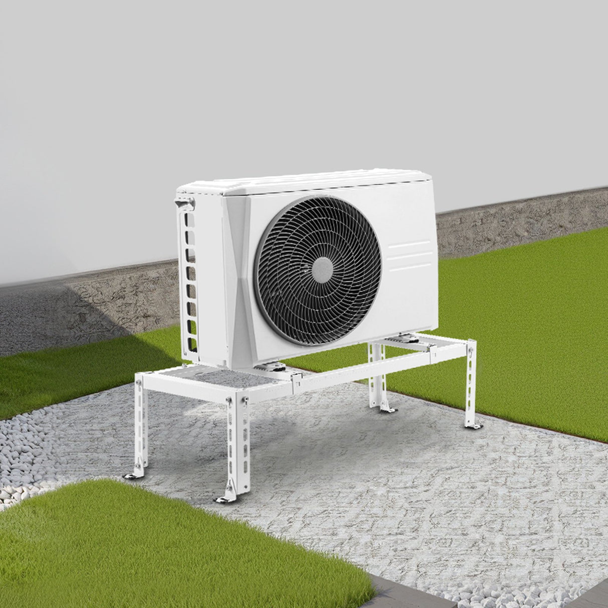 VEVOR Mini Split Ground Stand Adjustable Anti Vibration for 9000-24000 BTU